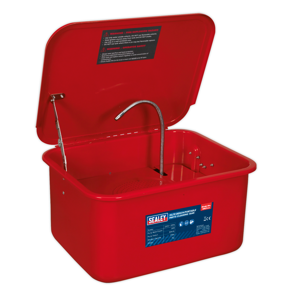 Bench/Portable Parts Washer 15L
