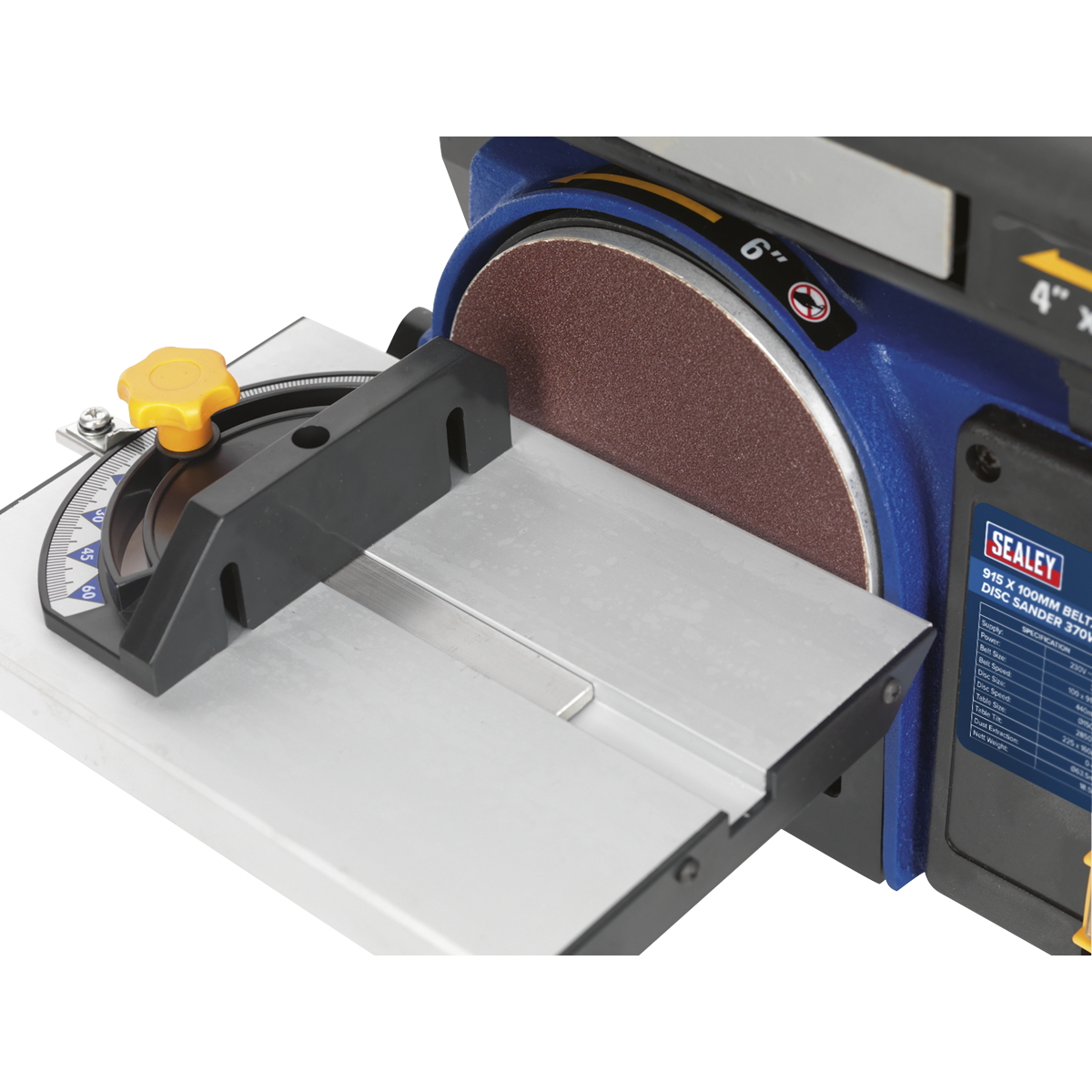 915 x 100mm Belt/150mm Disc Sander 370W/230V