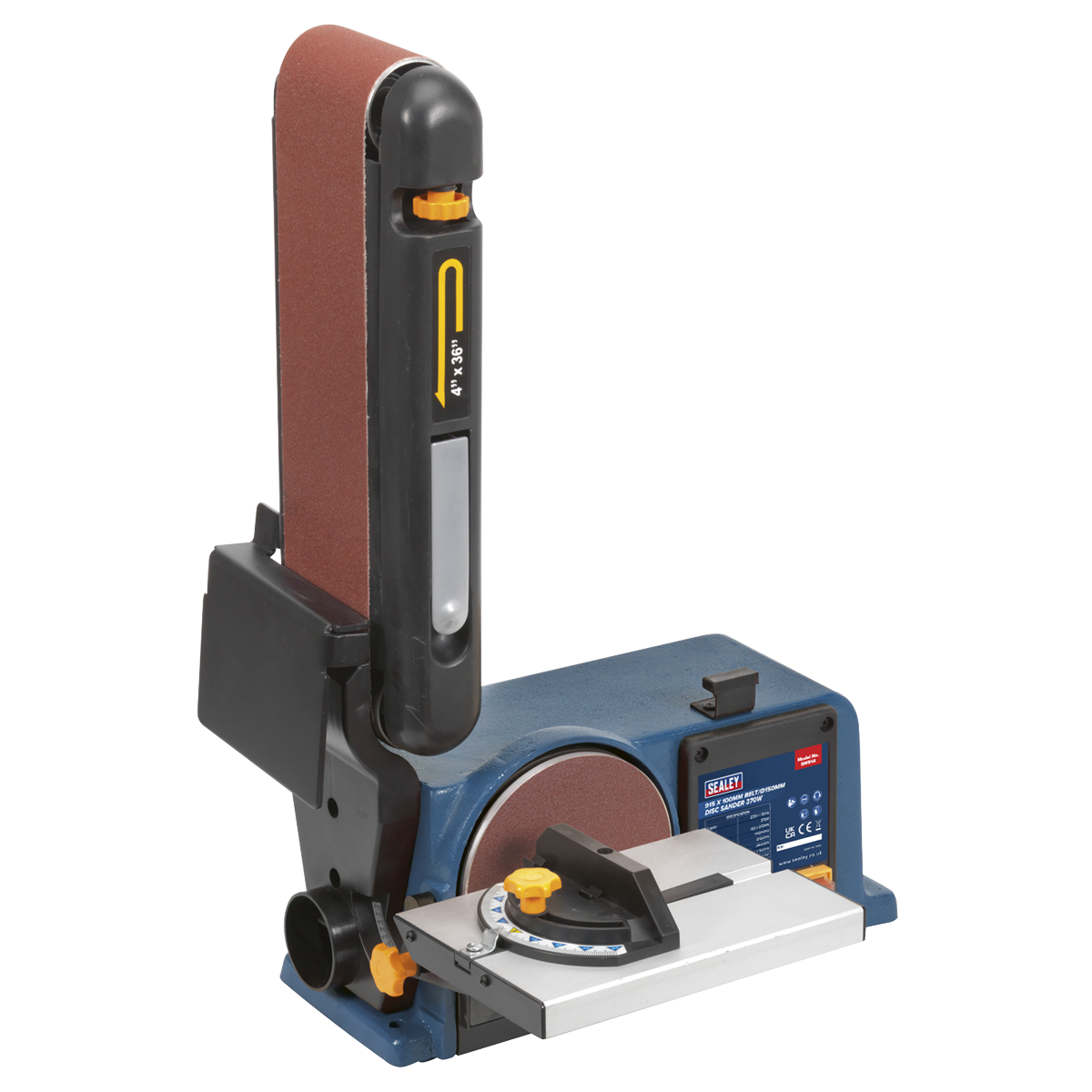 915 x 100mm Belt/150mm Disc Sander 370W/230V