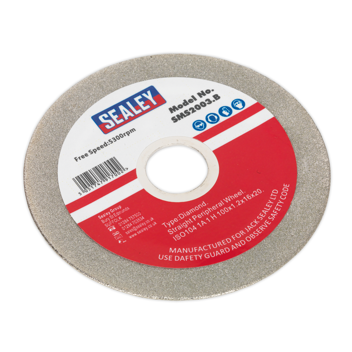 Diamond Coated Grinding Disc for SMS2003 100mm
