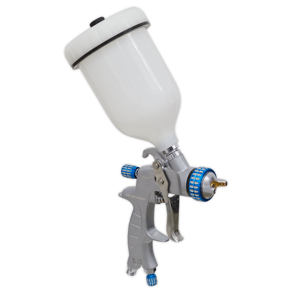 Premier Professional SP Gravity Feed Spray Gun 1.4mm Set-Up