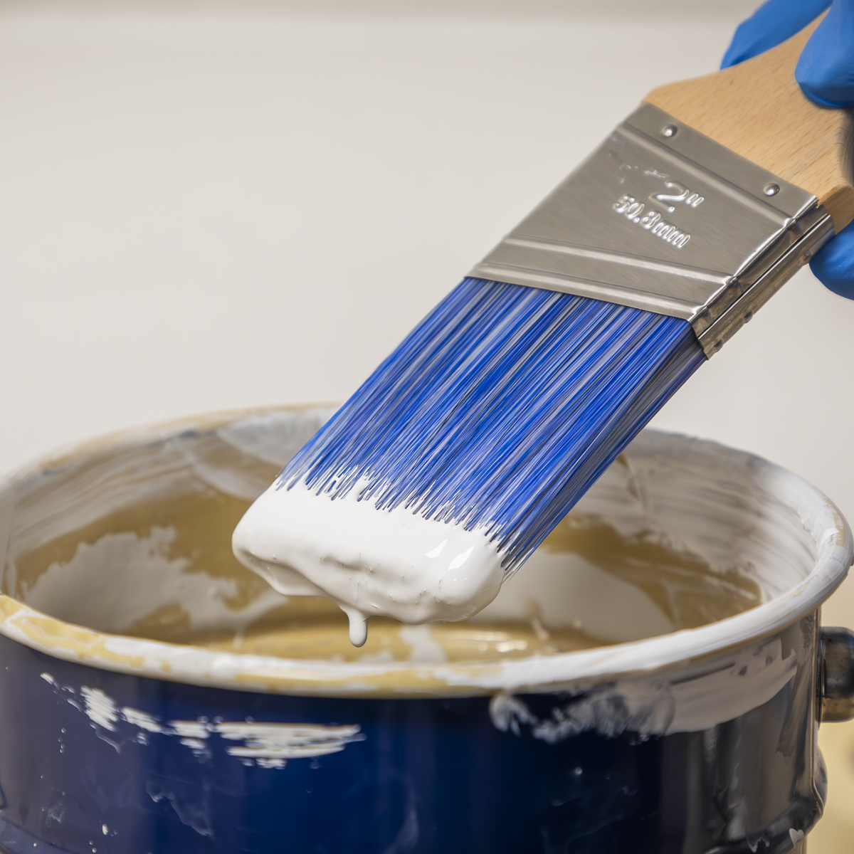 Wooden Handle Cutting-In Paint Brush 50mm