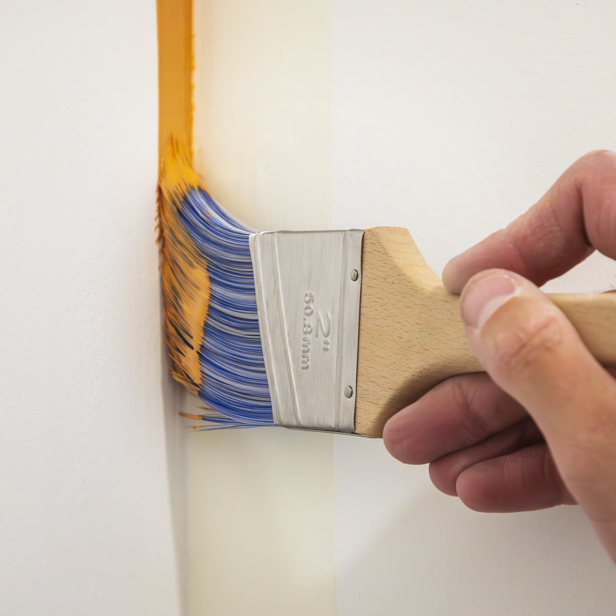 Wooden Handle Cutting-In Paint Brush 50mm
