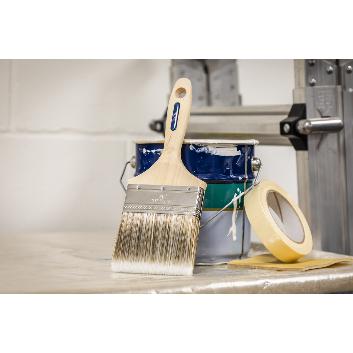 Wooden Handle Paint Brush 100mm