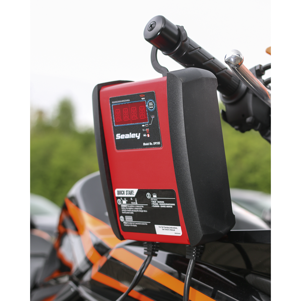 12V Intelligent Speed Charge Battery Charger/Maintainer 10A