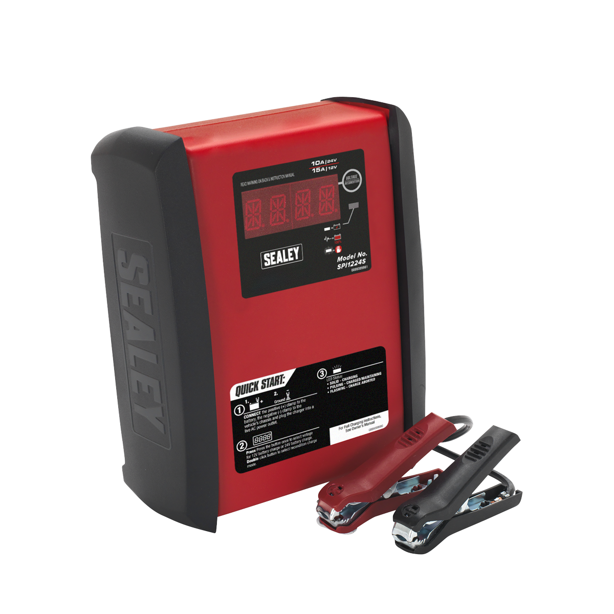 12V 15A/24V Intelligent Speed Charge Battery Charger/Maintainer 10A