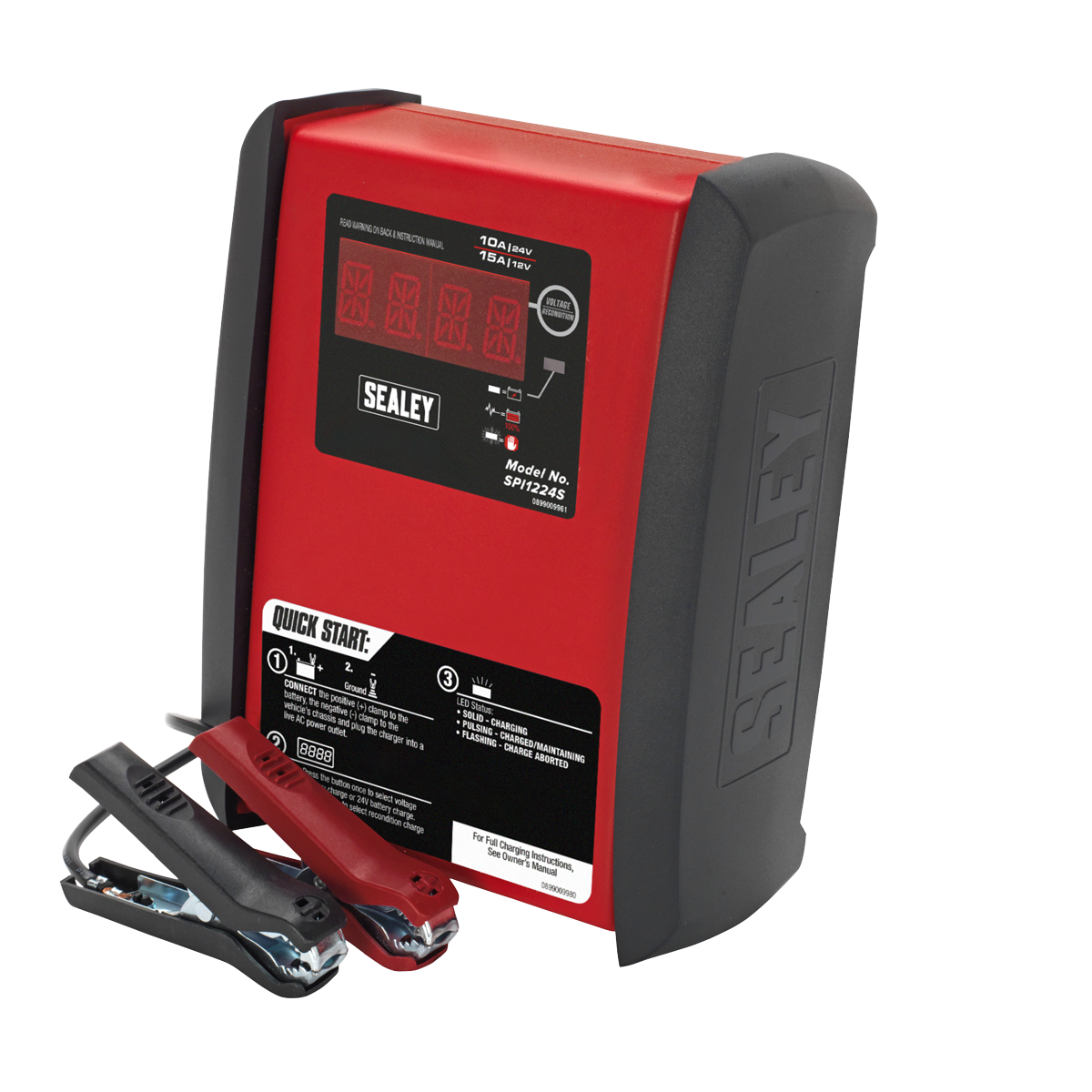 12V 15A/24V Intelligent Speed Charge Battery Charger/Maintainer 10A