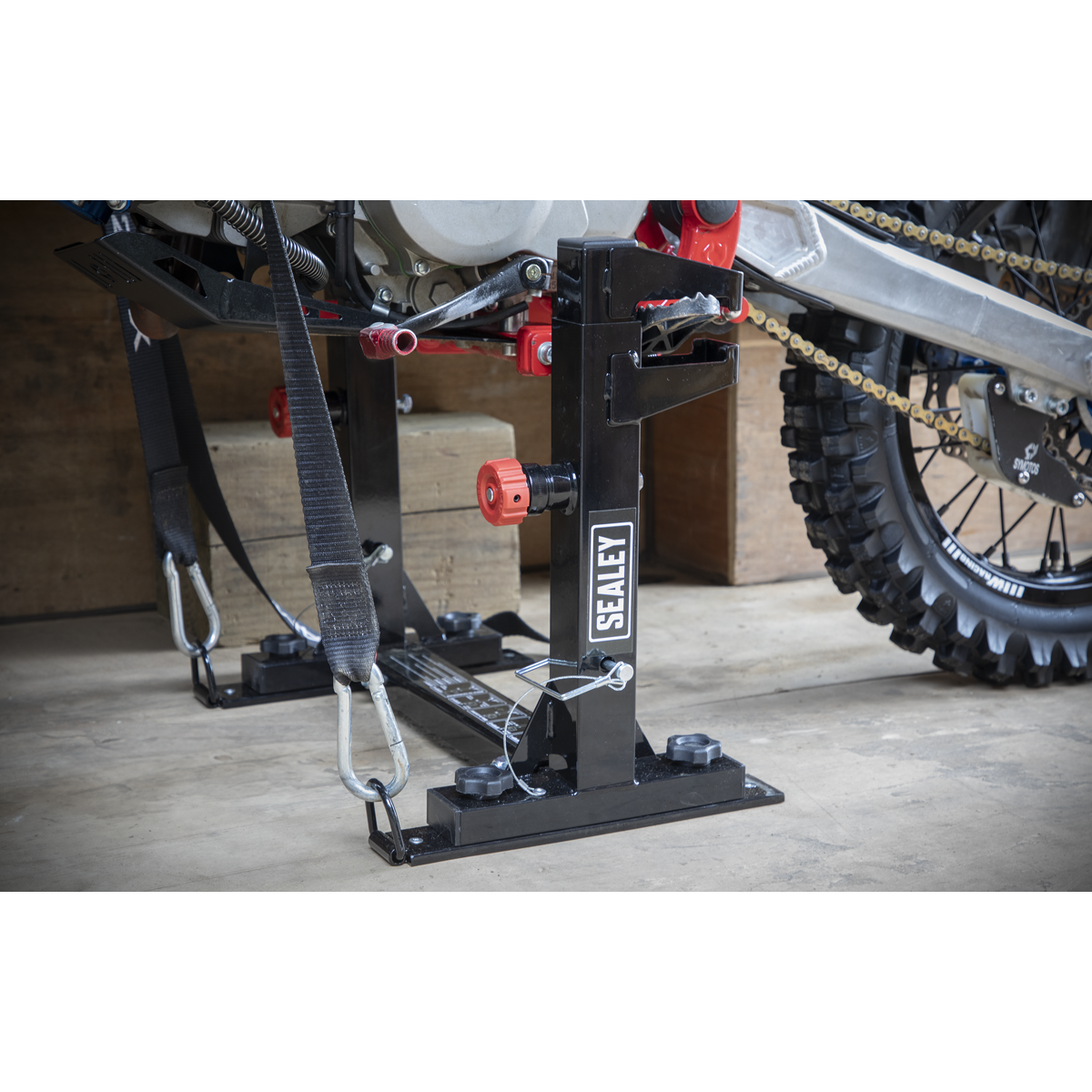 Motocross Bike Fast Lock Tie Down System