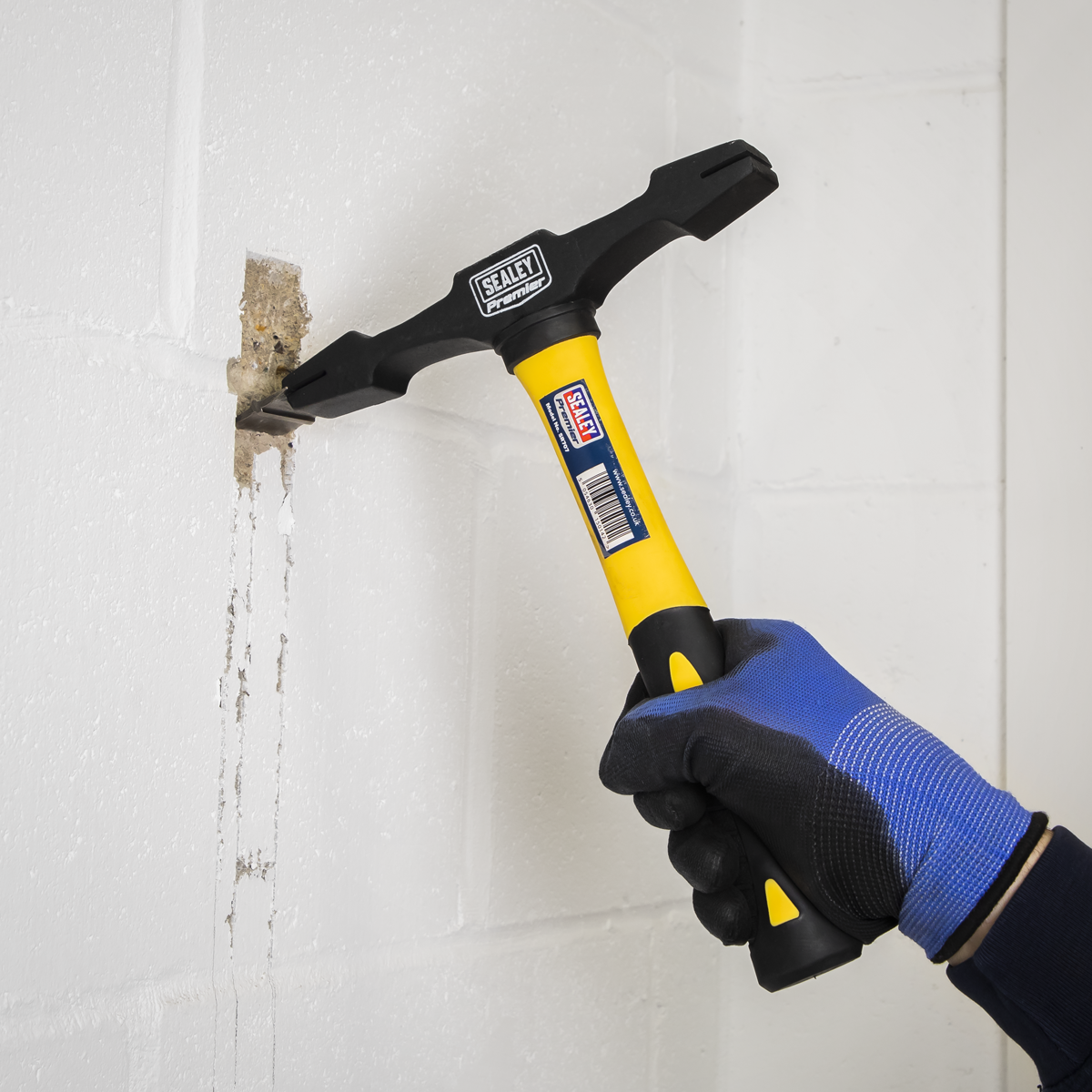 Premier Double Ended Scutch Hammer with Fibreglass Handle