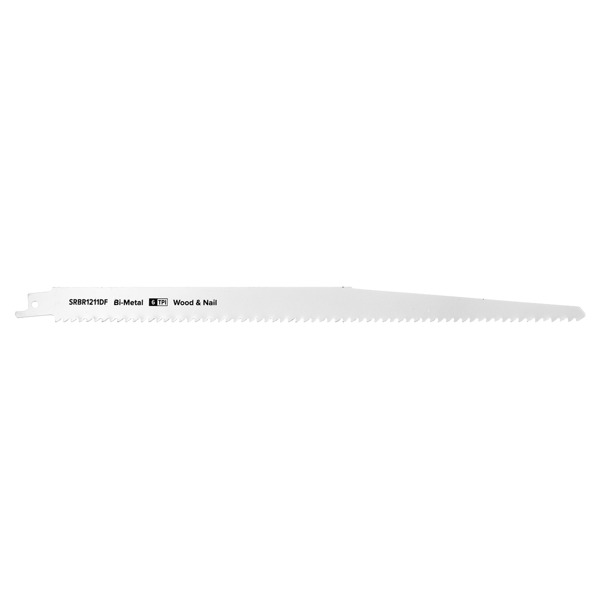 Reciprocating Saw Blade for Wood & Nails 300mm 6tpi - Pack of 5
