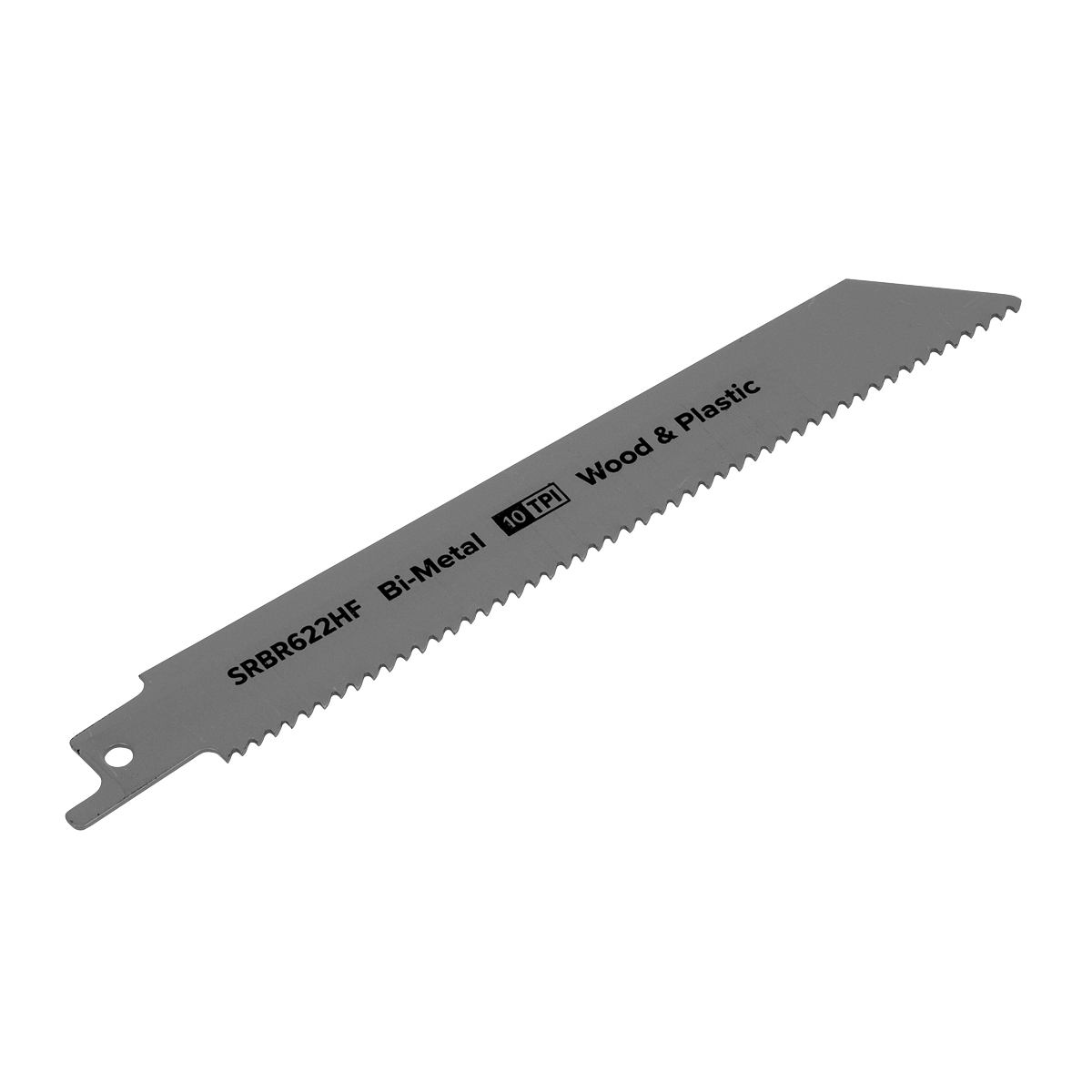 Reciprocating Saw Blade for Wood & Plastics 150mm 10tpi - Pack of 5