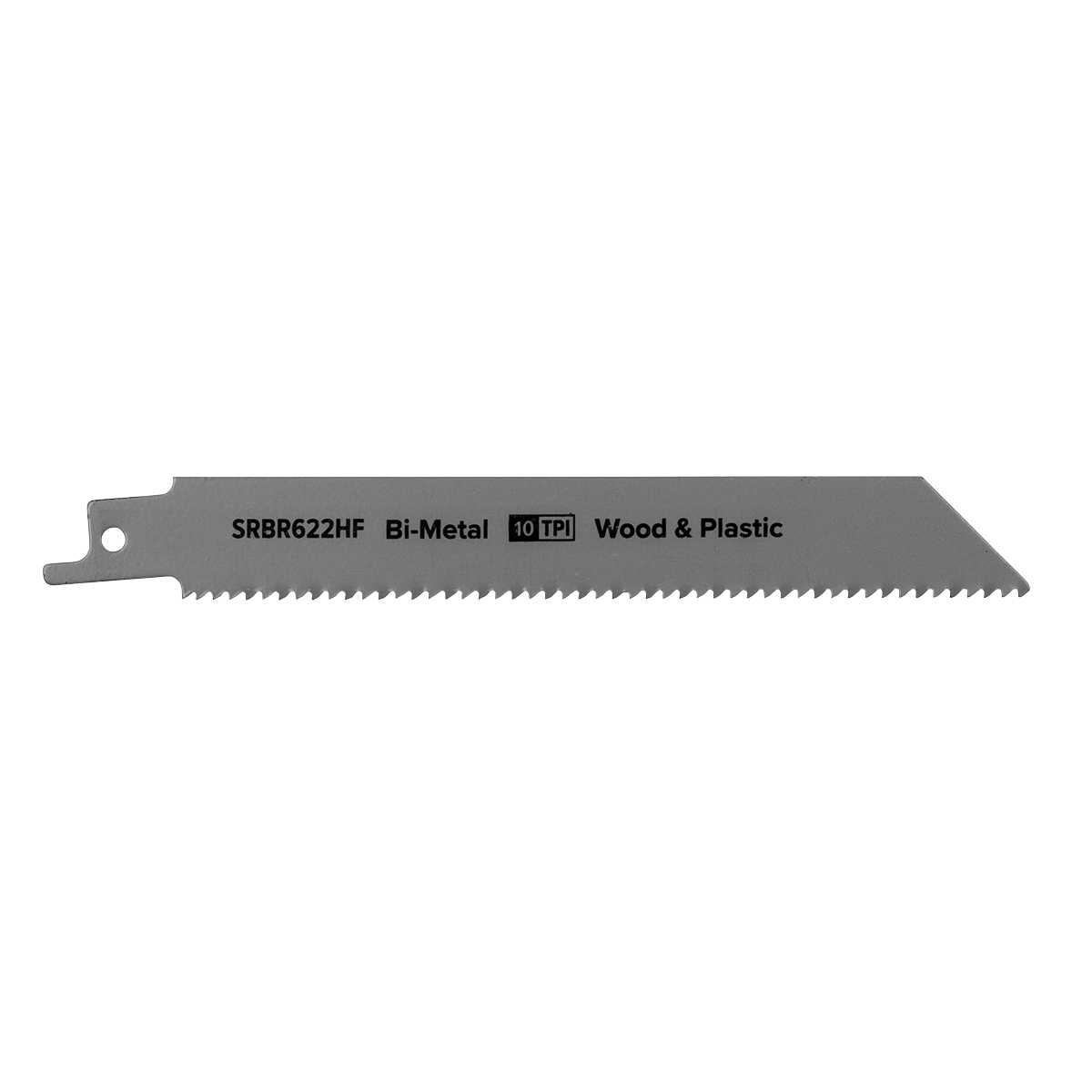 Reciprocating Saw Blade for Wood & Plastics 150mm 10tpi - Pack of 5