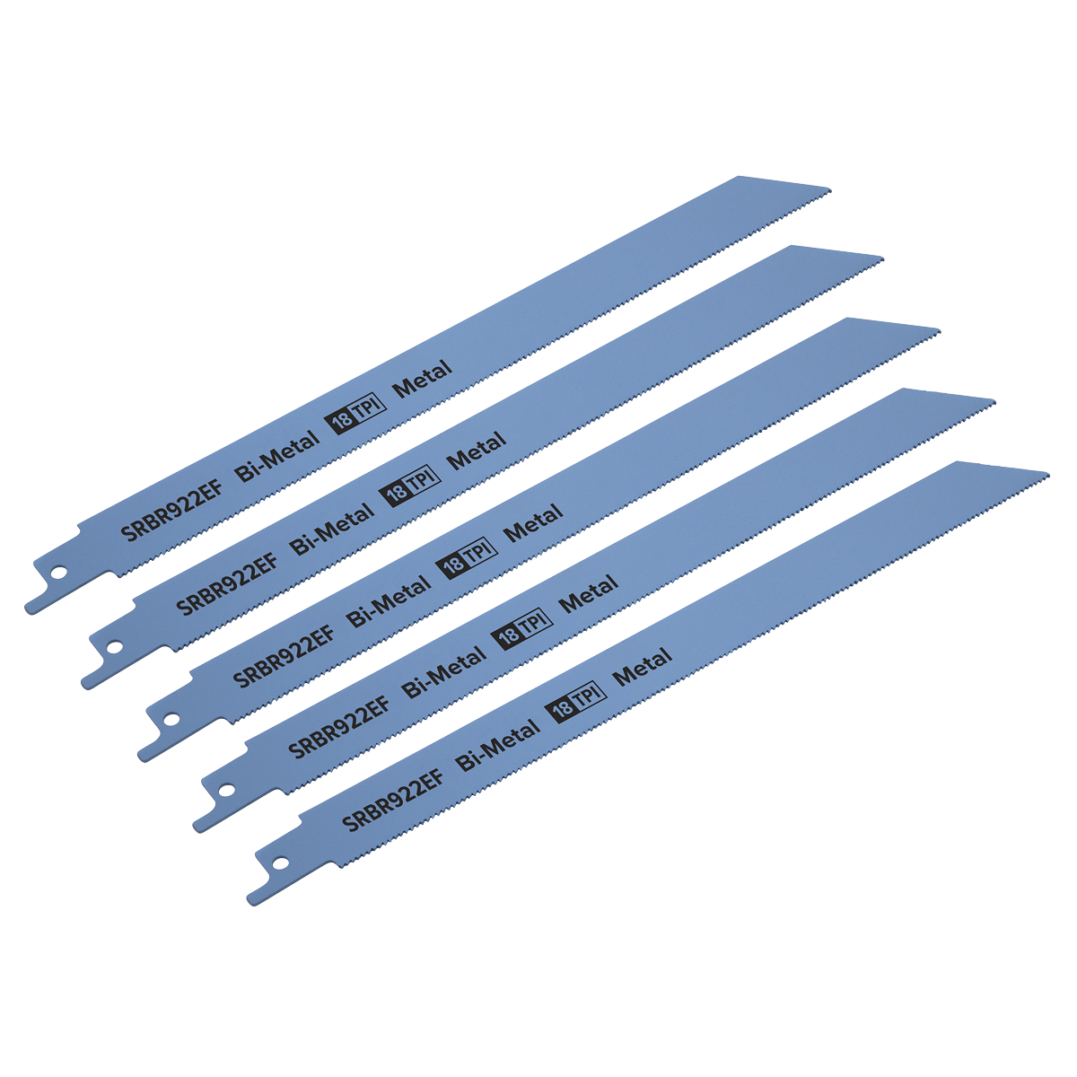 Reciprocating Saw Blade for Metal 230mm 18tpi - Pack of 5