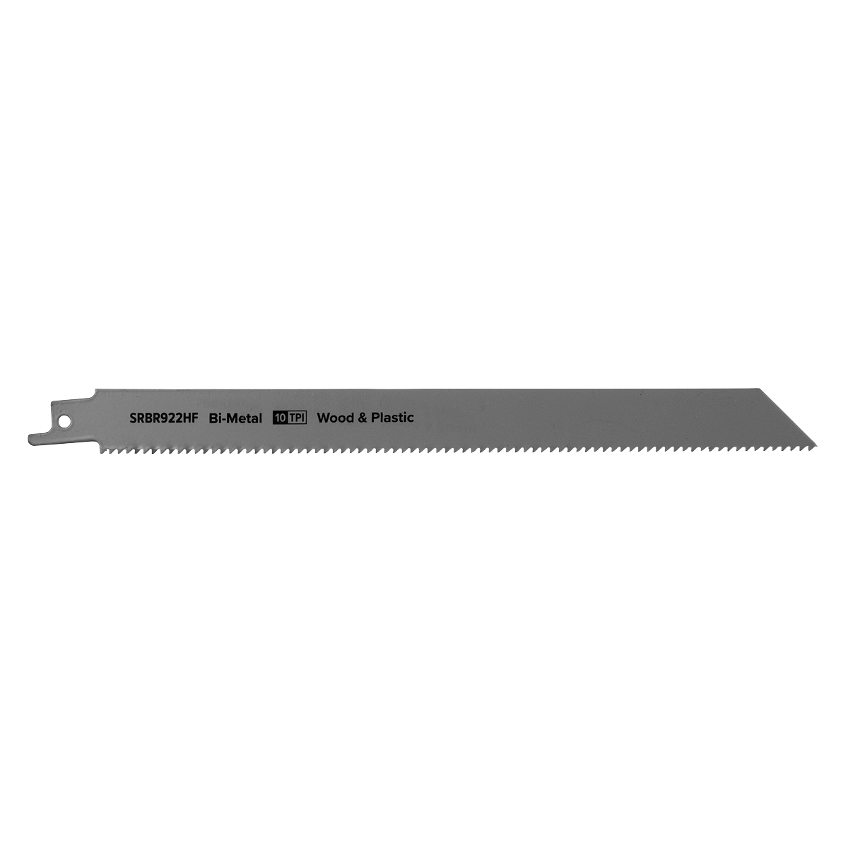 Reciprocating Saw Blade for Wood & Plastics 230mm 10tpi - Pack of 5