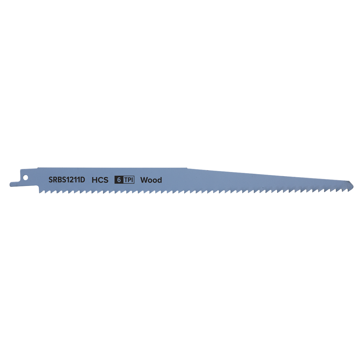 Reciprocating Saw Blade for Clean Wood 250mm 6tpi - Pack of 5