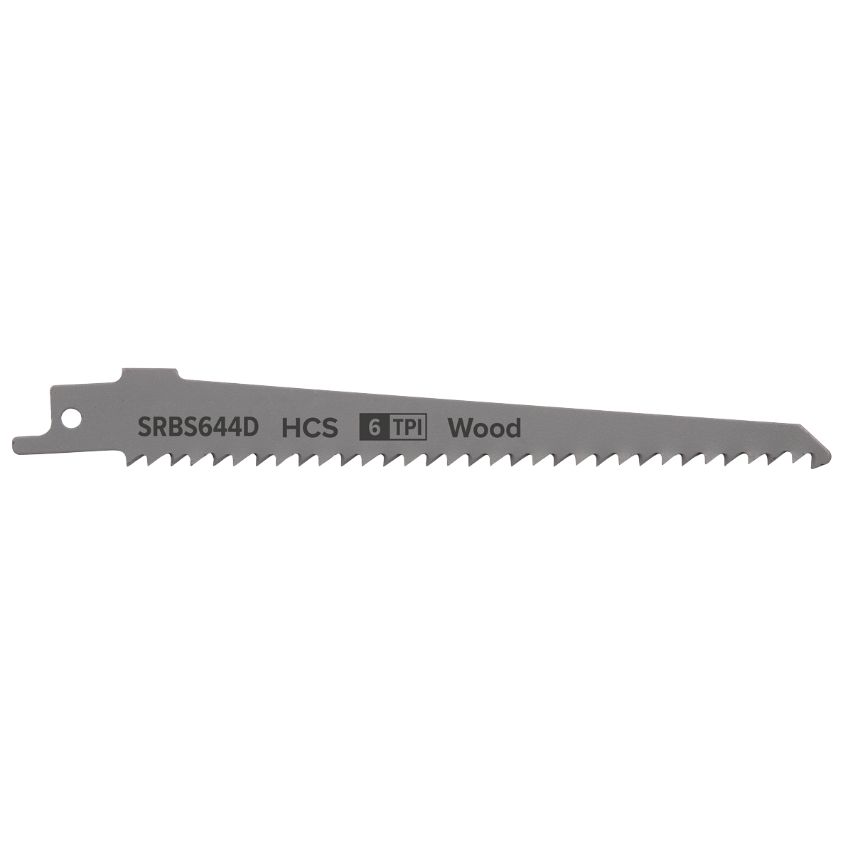 Reciprocating Saw Blade for Clean Wood 150mm 6tpi - Pack of 5