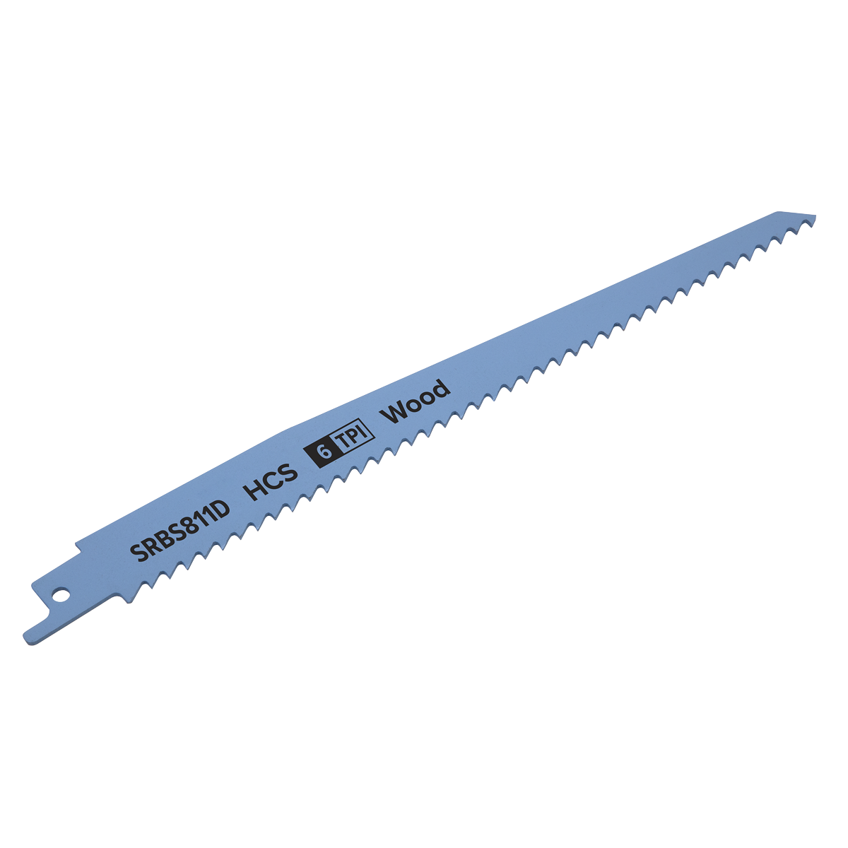 Reciprocating Saw Blade for Clean Wood 200mm 6tpi - Pack of 5