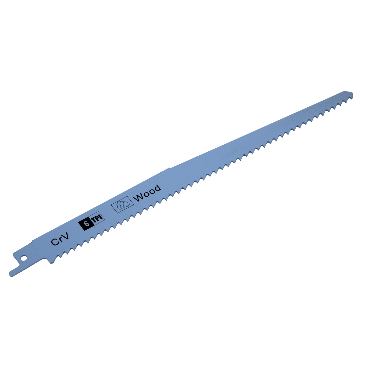 Reciprocating Saw Blade for Clean Wood 230mm 6tpi - Pack of 5