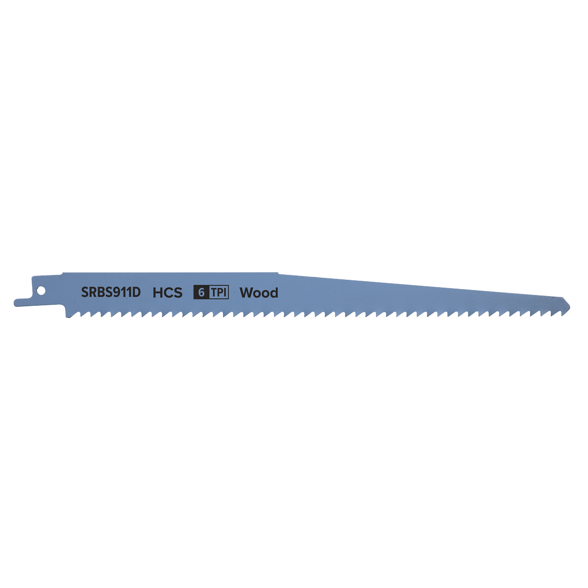 Reciprocating Saw Blade for Clean Wood 230mm 6tpi - Pack of 5
