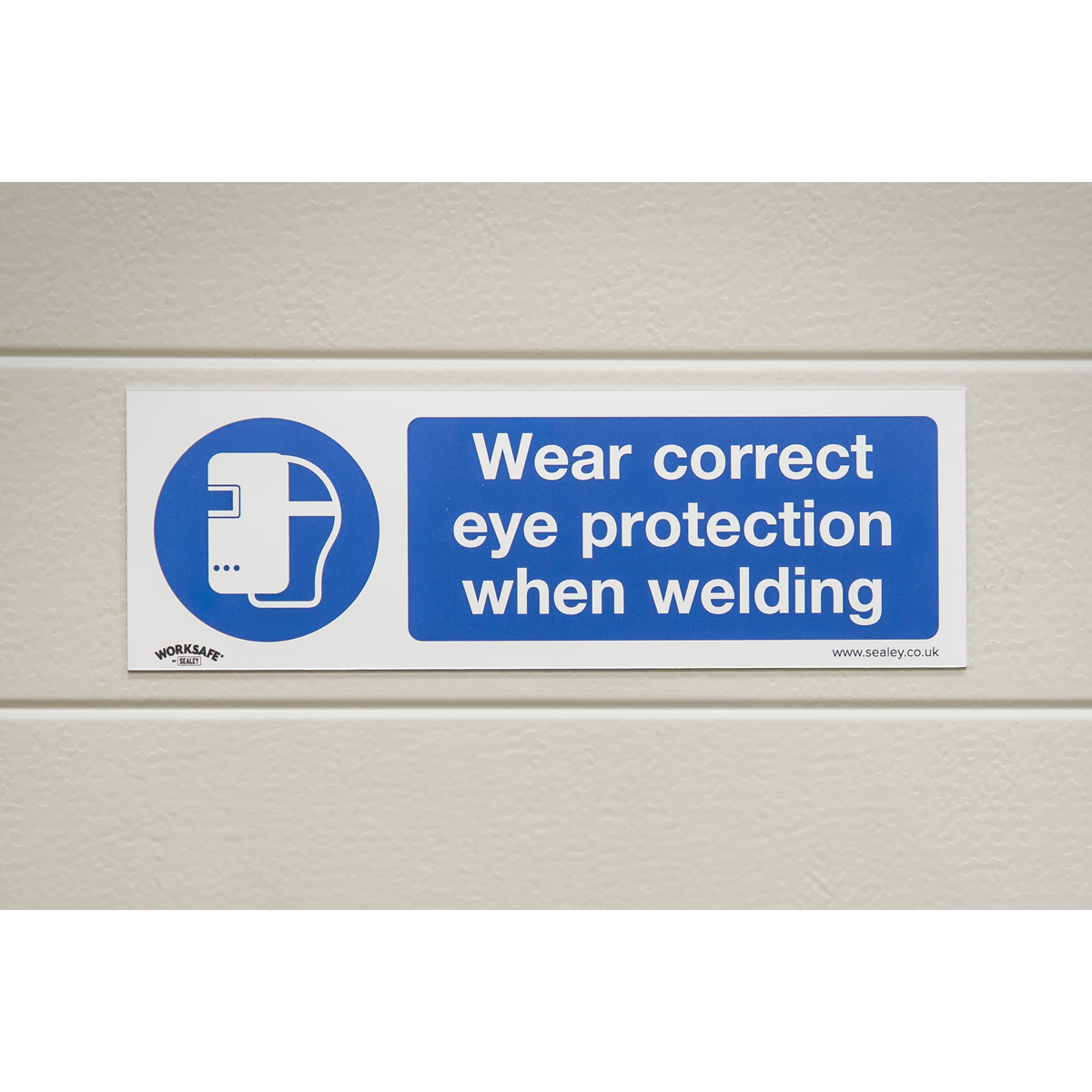 Worksafe® Wear Eye Protection When Welding Safety Sign - Rigid Plastic
