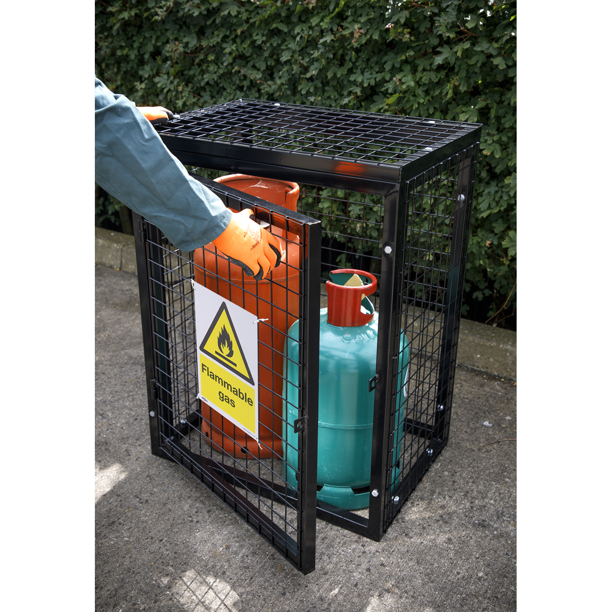 Worksafe® Flammable Gas Safety Sign - Rigid Plastic