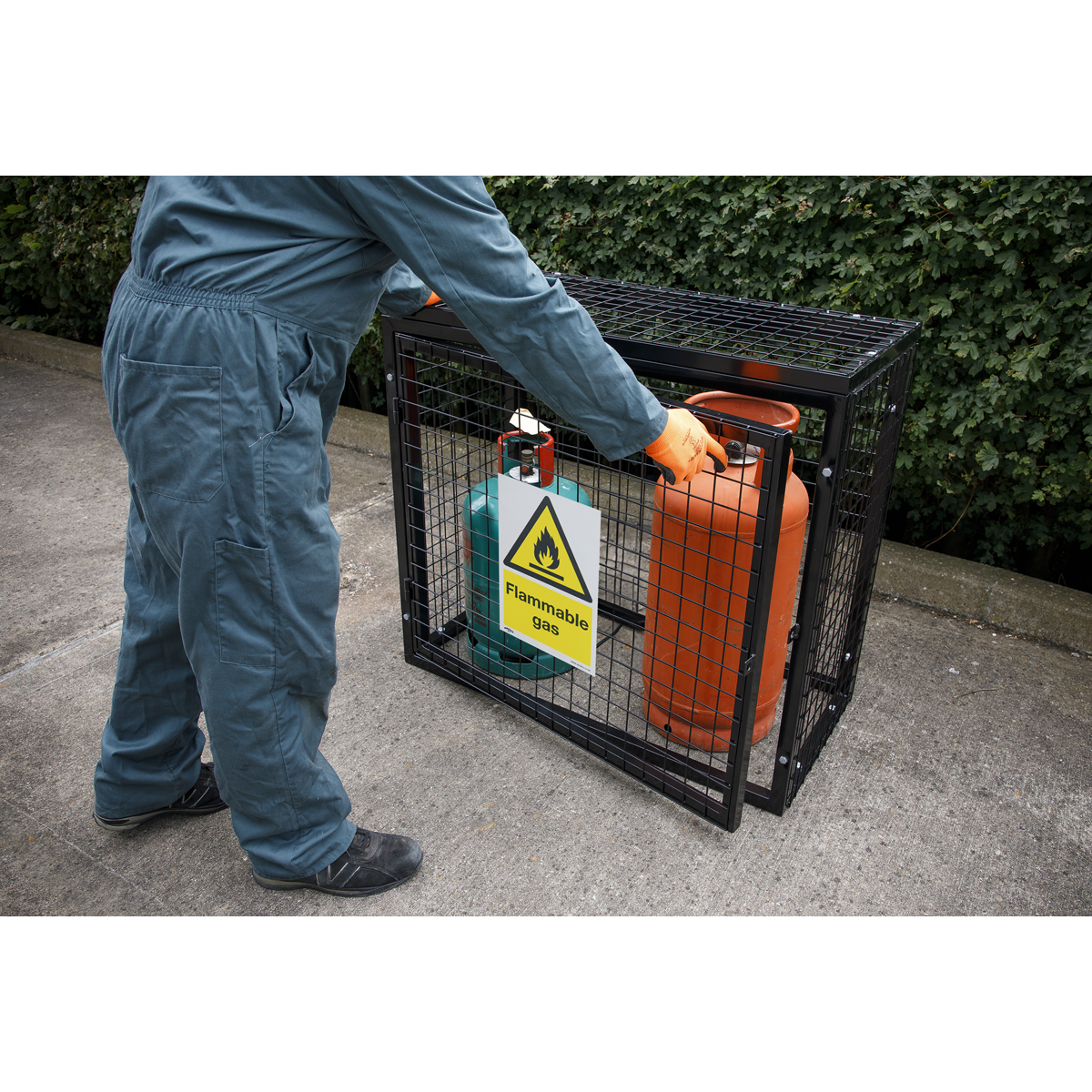 Worksafe® Flammable Gas Safety Sign - Rigid Plastic
