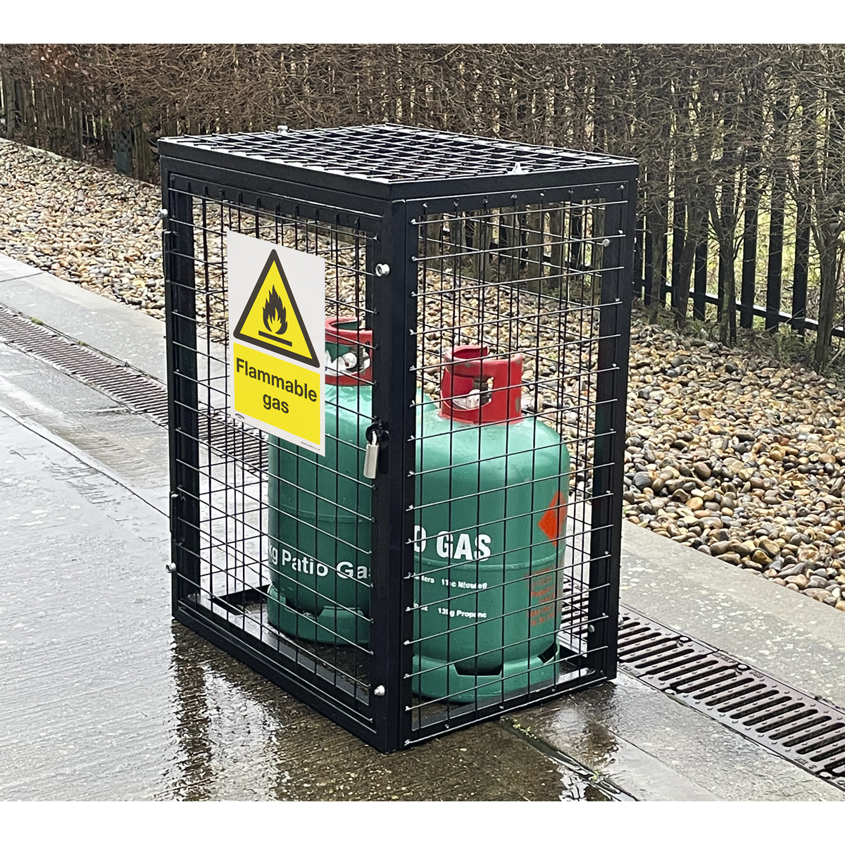 Worksafe® Flammable Gas Safety Sign - Rigid Plastic