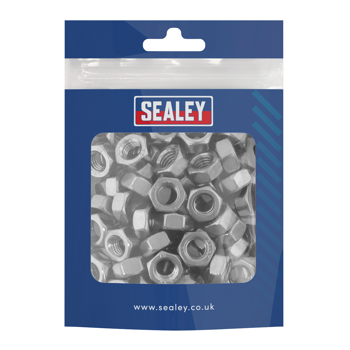 Stainless Steel Full Nut M8 x 1.25 pitch, DIN 934 - Pack of 100