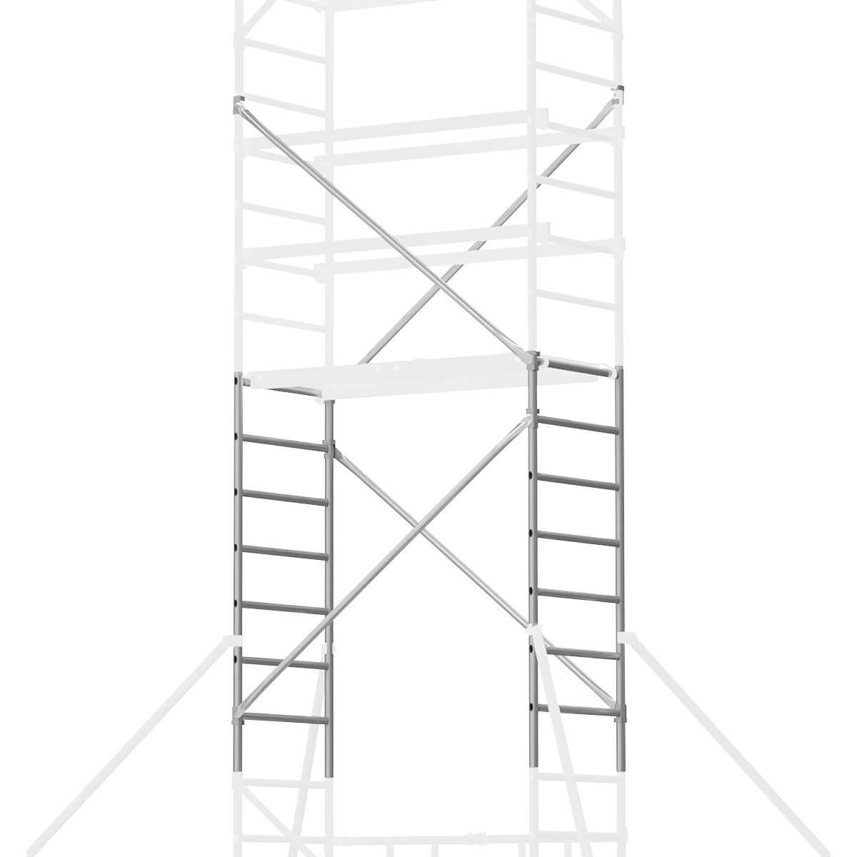 Platform Scaffold Tower Extension Pack 4 EN 1004-1