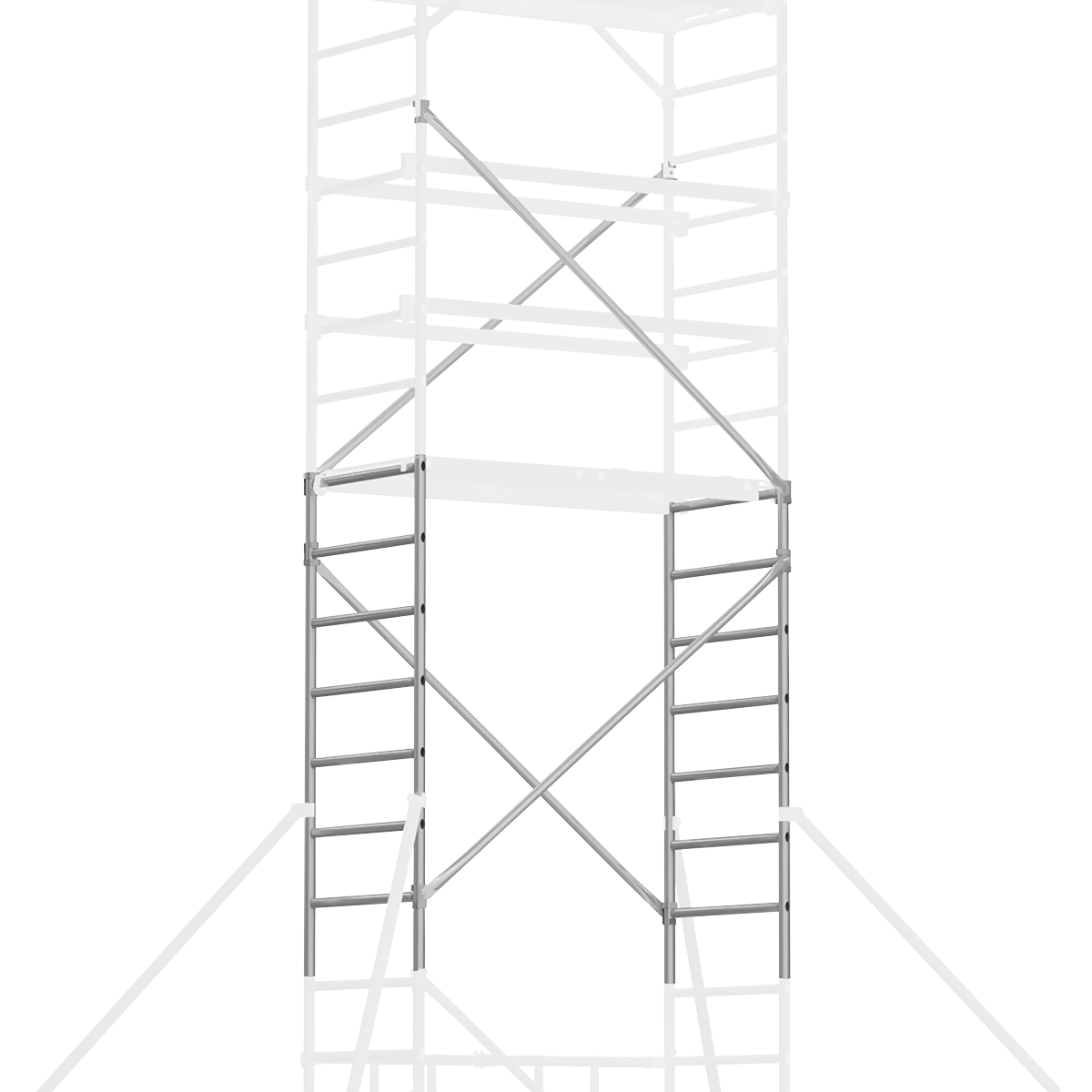 Platform Scaffold Tower Extension Pack 4 EN 1004-1