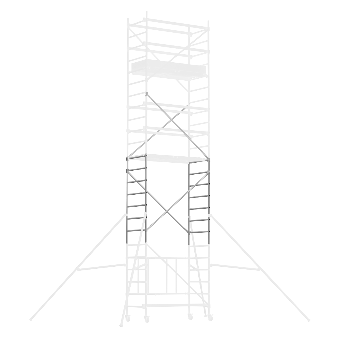 Platform Scaffold Tower Extension Pack 4 EN 1004-1
