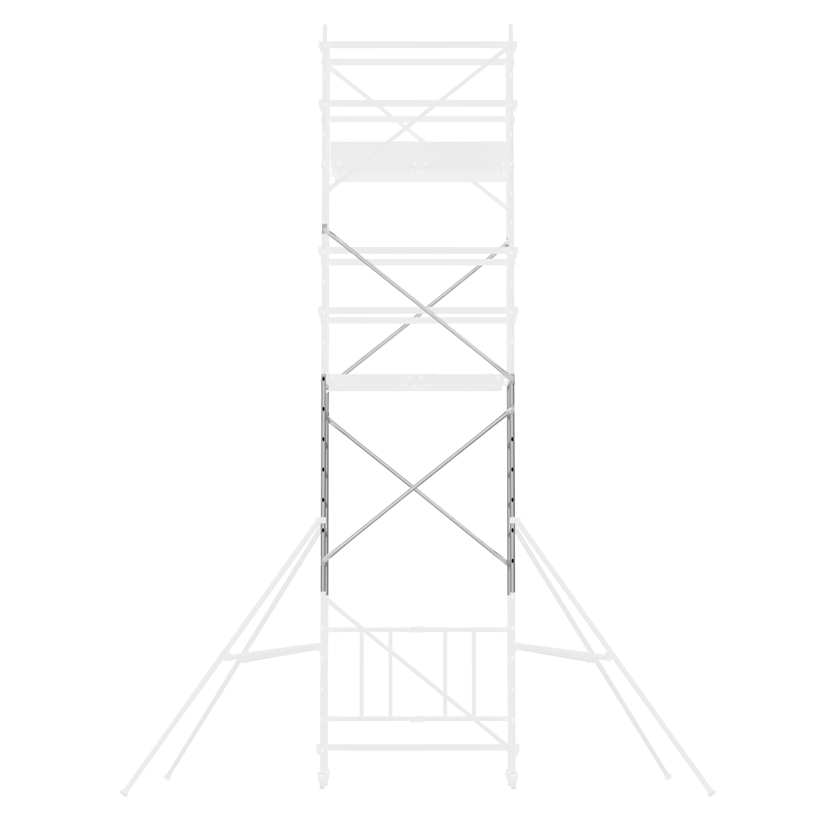 Platform Scaffold Tower Extension Pack 4 EN 1004-1