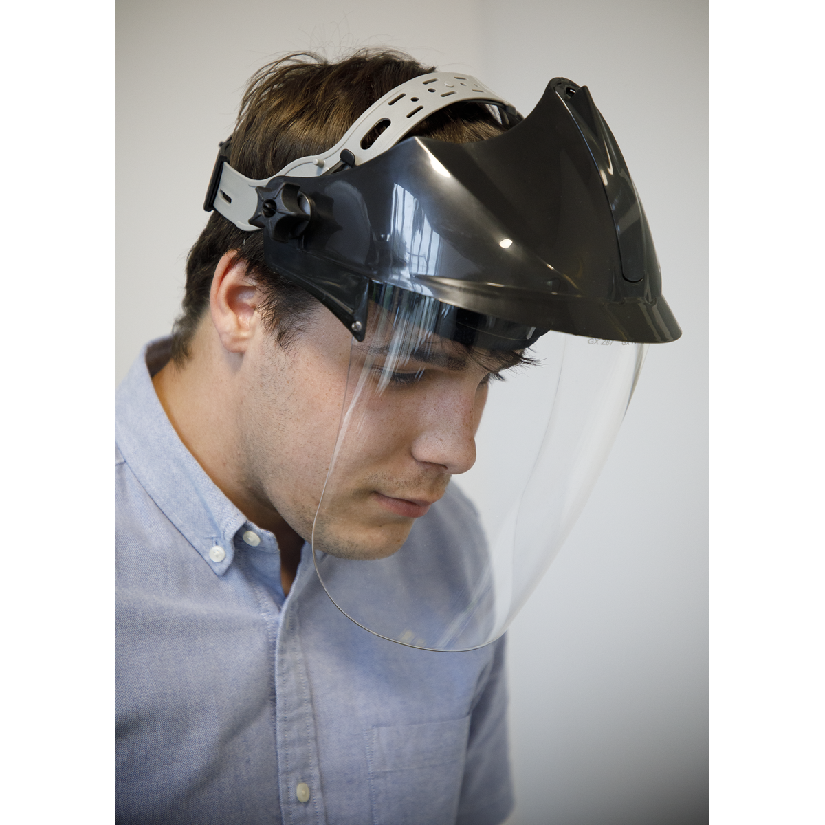 Worksafe® Deluxe Brow Guard with Aspherical Polycarbonate Full Face Shield