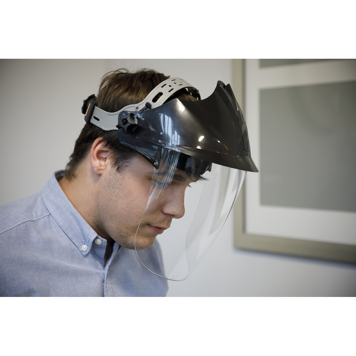 Worksafe® Deluxe Brow Guard with Aspherical Polycarbonate Full Face Shield