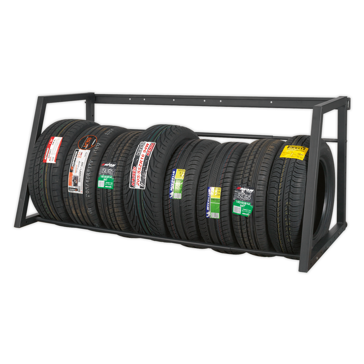 Wall or Floor Mounting Extending Tyre Rack