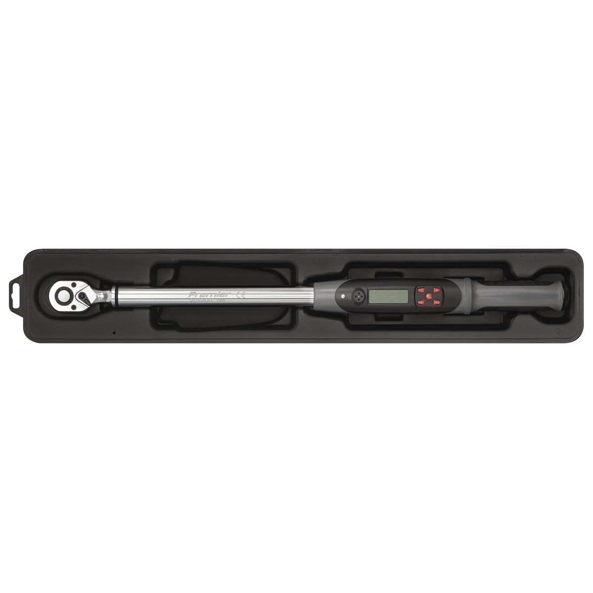 Premier Digital Torque Wrench with Angle Function 1/2"Sq Drive 20-200Nm
