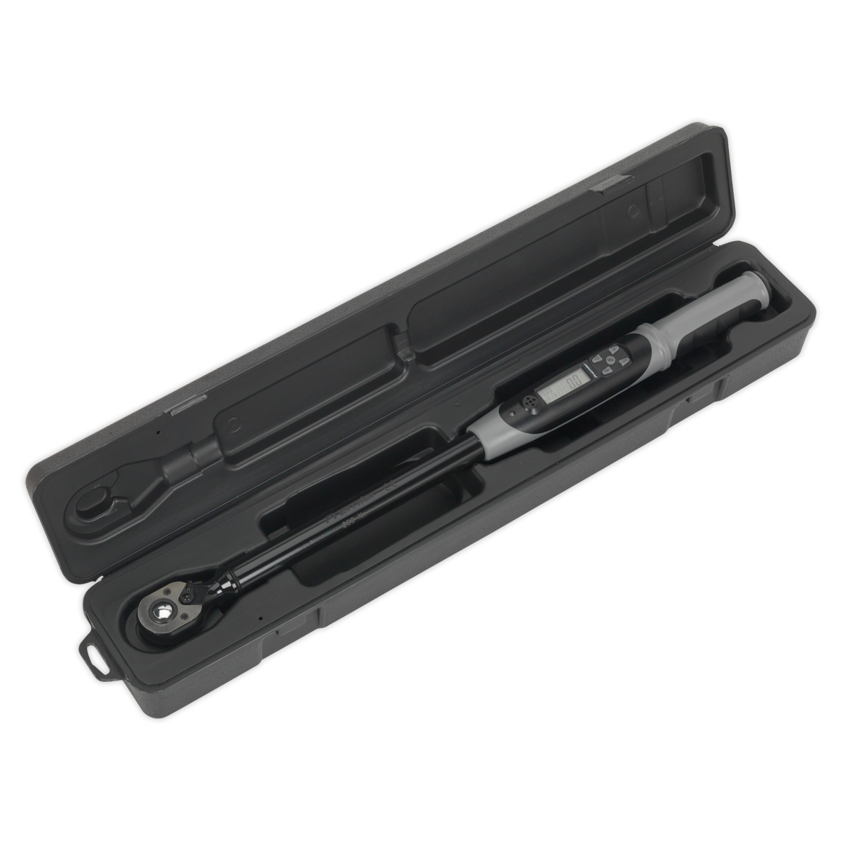 Premier Black Digital Torque Wrench with Angle Function 1/2"Sq Drive 20-200Nm
