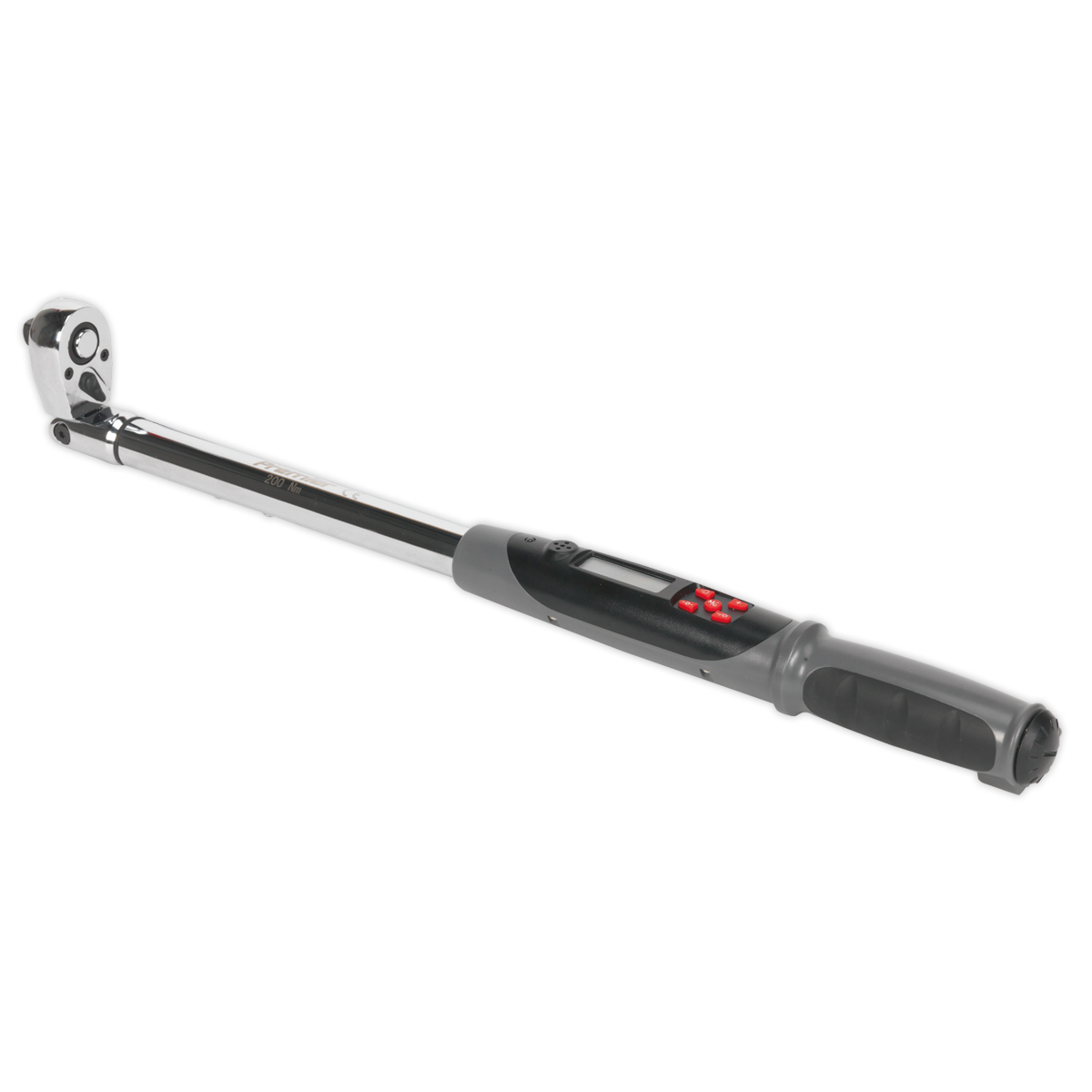 Premier Flexi-Head Digital Torque Wrench with Angle Function 1/2"Sq Drive 20-200Nm