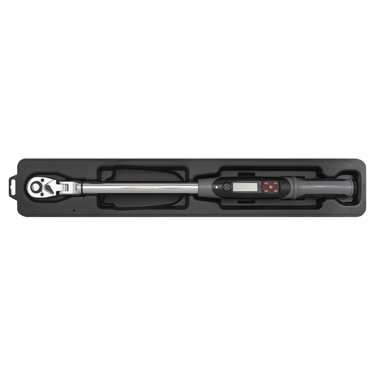 Premier Flexi-Head Digital Torque Wrench with Angle Function 1/2"Sq Drive 20-200Nm