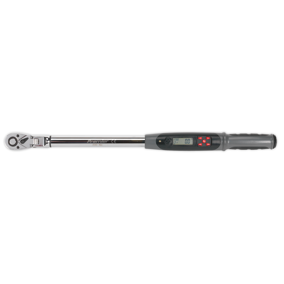 Premier Flexi-Head Digital Torque Wrench with Angle Function 1/2"Sq Drive 20-200Nm