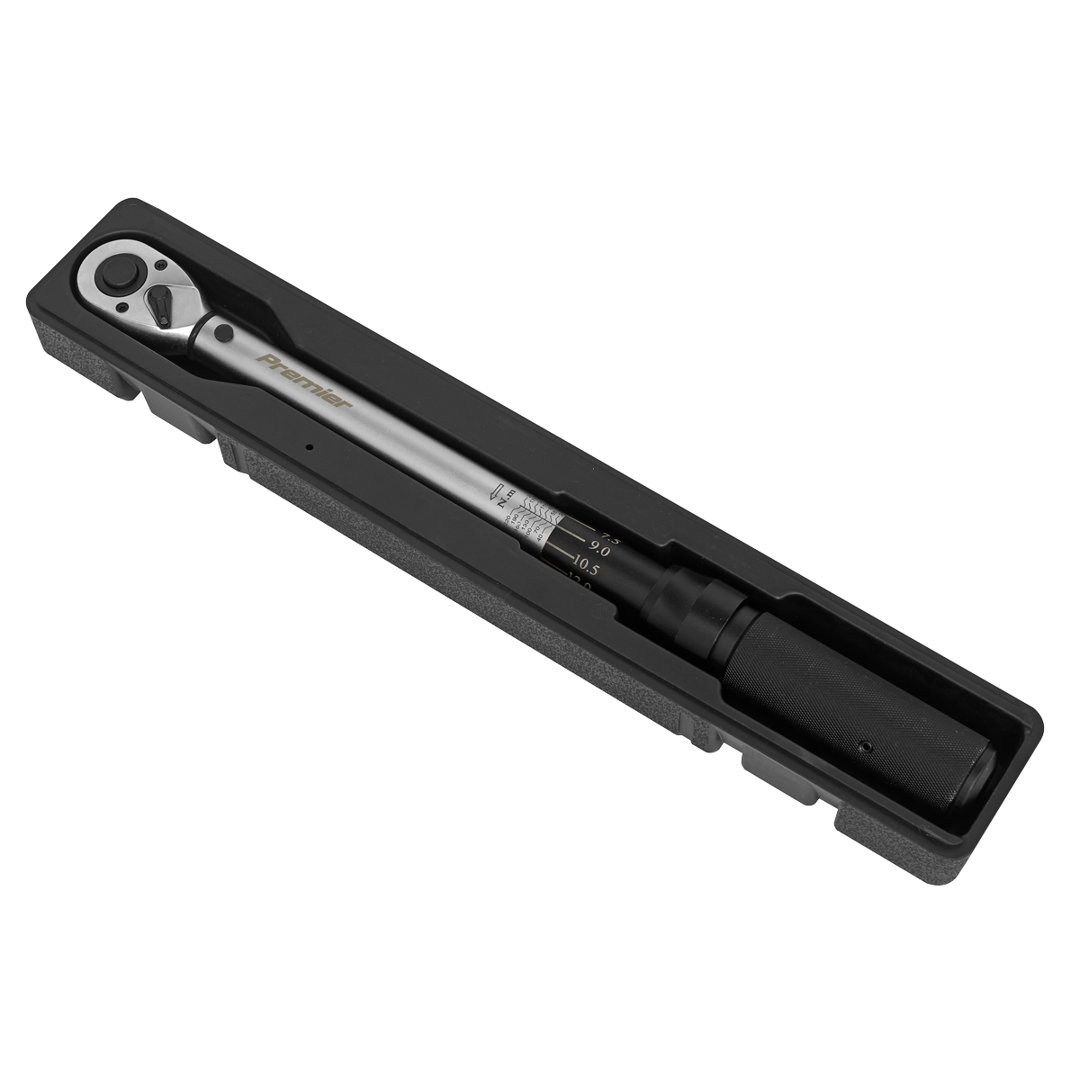 Premier Micrometer Torque Wrench 1/2"Sq Drive 40-210Nm