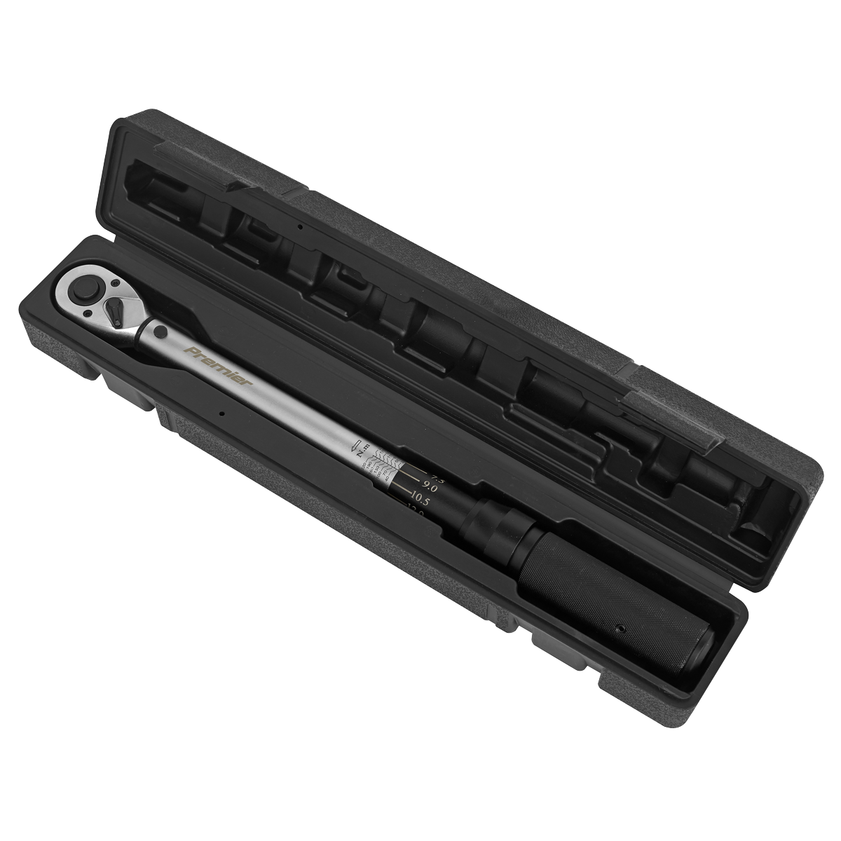 Premier Micrometer Torque Wrench 1/2"Sq Drive 40-210Nm