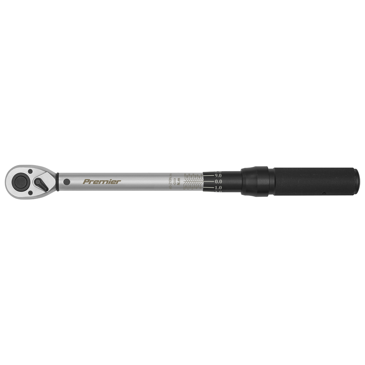 Premier Micrometer Torque Wrench 1/2"Sq Drive 40-210Nm