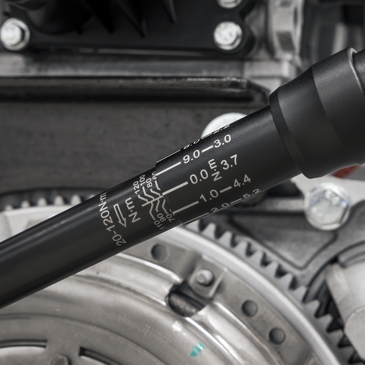 Torque Wrench Micrometer 3/8"Sq Drive Calibrated 20-120Nm - Premier Black