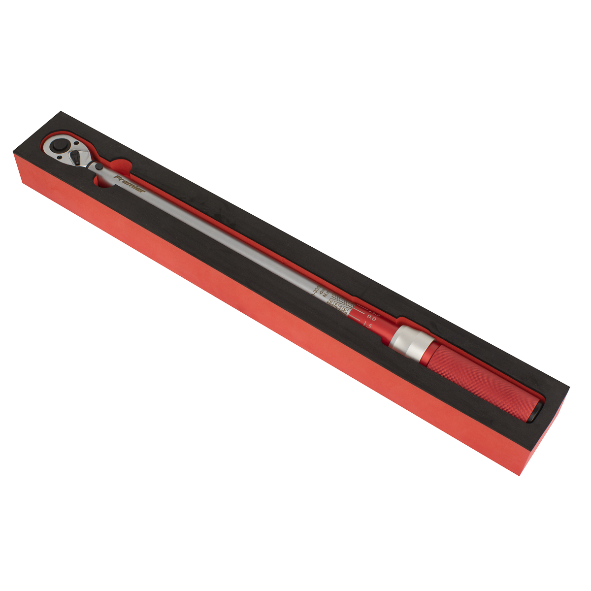 Premier Calibrated Micrometer Torque Wrench 1/2"Sq Drive 60-330Nm