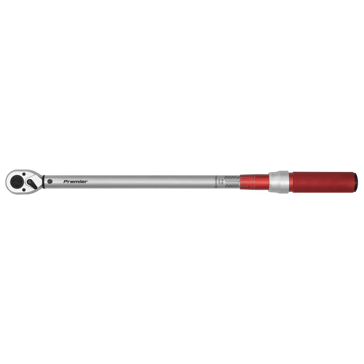 Premier Calibrated Micrometer Torque Wrench 1/2"Sq Drive 60-330Nm