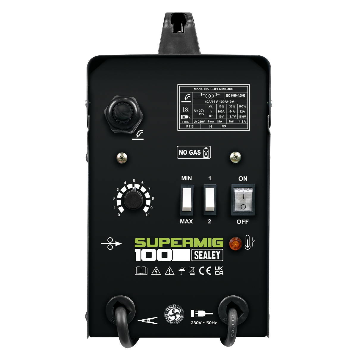 Gasless MIG Welder 100A 230V