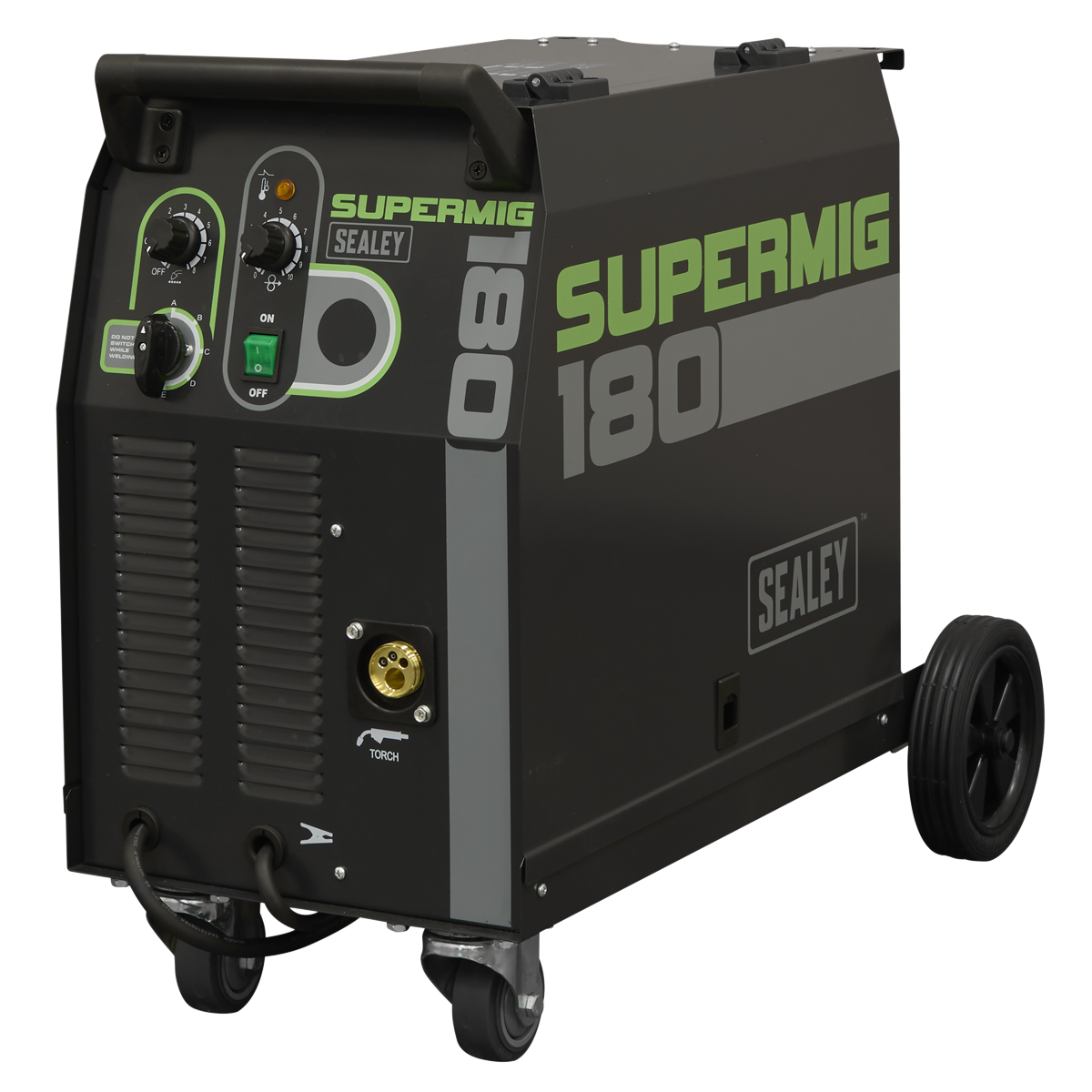 Professional Gas/Gasless MIG Welder with Binzel® Euro Torch 180A 230V