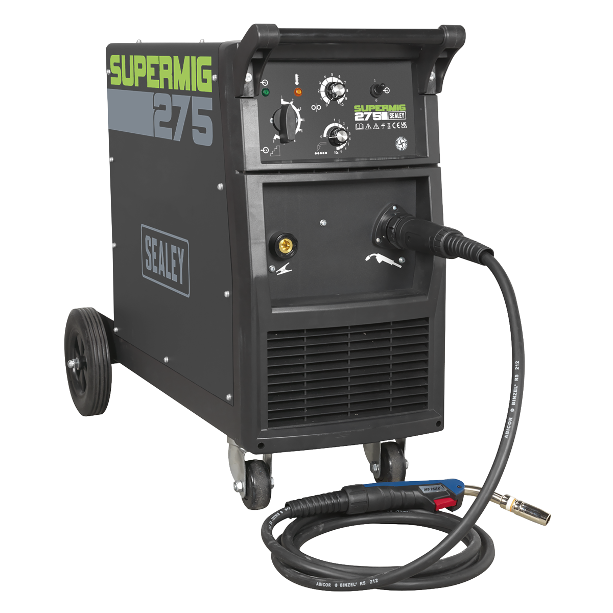 Professional MIG Welder with Binzel® Euro Torch 270A 230V