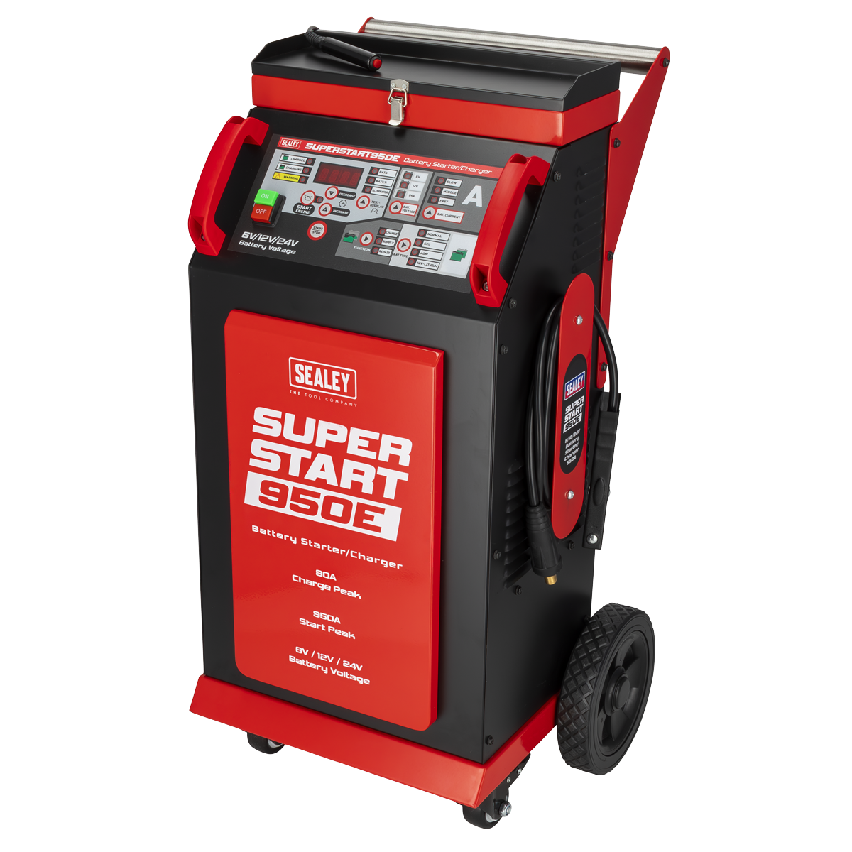6/12/24V Battery Starter/Charger 950A